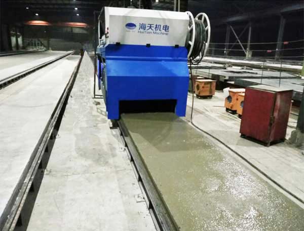 河北晶通多功能預應力預制構件生產線生產現場